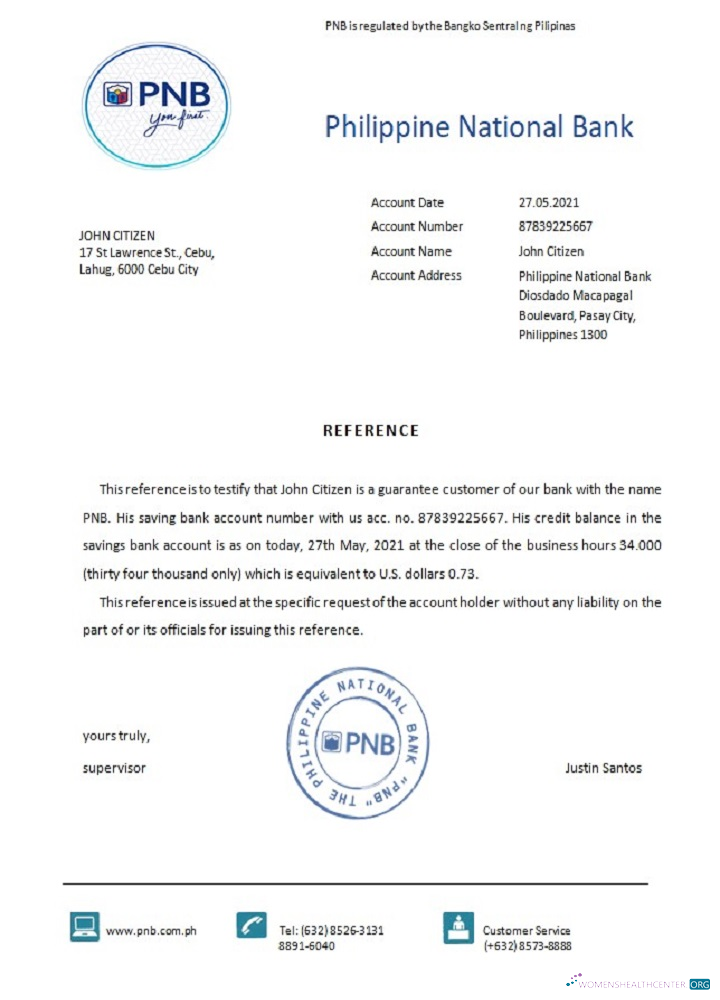 Download Philippines PNB reference Photoshop template